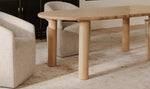 Milo Small Dining Table Oak, 78"W x 39”D