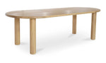 Milo Small Dining Table Oak, 78"W x 39”D