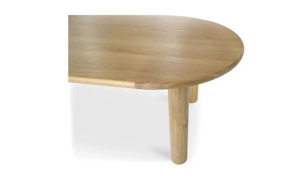 Milo Small Dining Table Oak, 78"W x 39”D