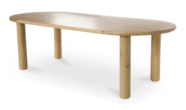 Milo Small Dining Table Oak, 78"W x 39”D