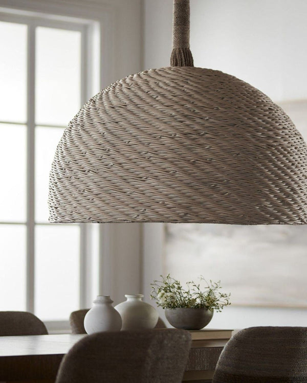 Wisteria Oversized Pendant Grey