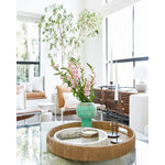 Monarch Round Tray, Natural, Small, 17.75"Dia