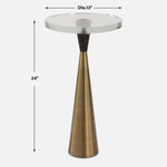 Holton Accent Table, 13"Dia x 24"H