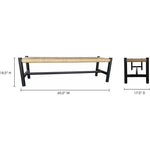 Hawthorn Bench Large Black