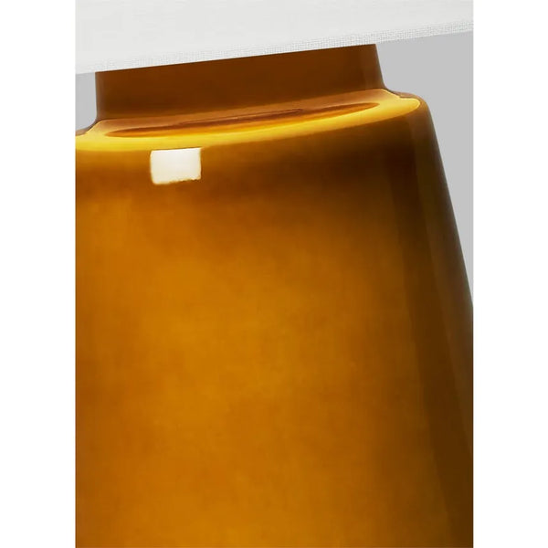 Vessel Medium Table Lamp, Olive, 23"H