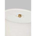 Vessel Medium Table Lamp, Shellish Grey, 23"H