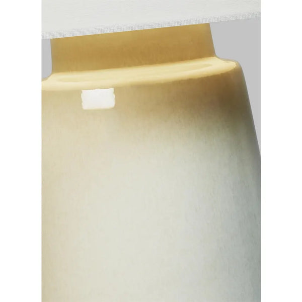 Vessel Medium Table Lamp, Shellish Grey, 23"H