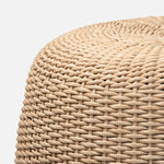 Elias stool - Natural Twisted Faux Wicker, 19" Dia