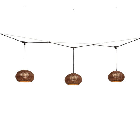 Garota Catenary Outdoor Lights, Brown Shade