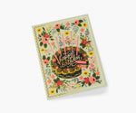 Floral Cake Birthday, Greeting Card