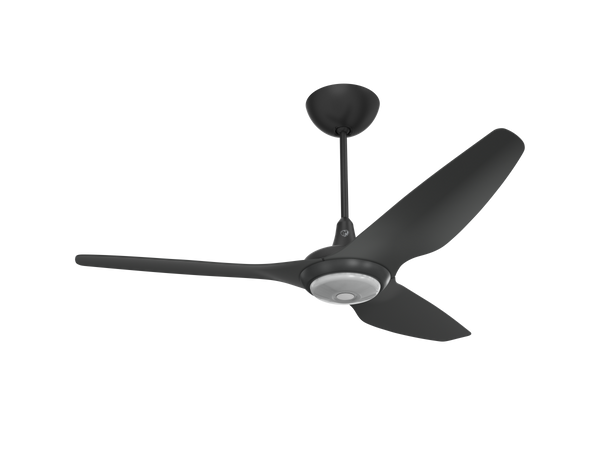 Haiku Indoor Fan, Black, 60", with Downlight