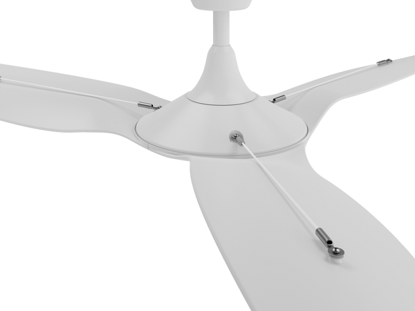 Coastal Haiku Marine-Grade Outdoor Fan, 60", White