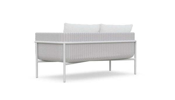 Hampton Loveseat, Beach White, 58.5"W