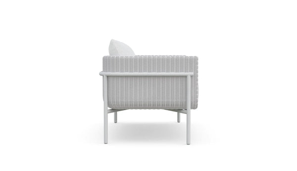 Hampton Loveseat, Beach White, 58.5"W