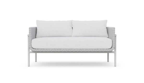 Hampton Loveseat, Beach White, 58.5"W