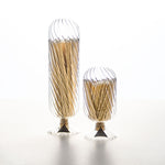 Fireplace Match Cloche, Helix, White Tips