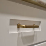 Westridge Cabinet Pull, 8" centre to centre, Satin Brass