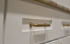 Westridge Cabinet Pull, 8" centre to centre, Satin Brass