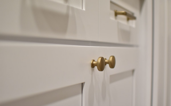 Paxton Cabinet Knob 1-1/4", Satin Brass, Sold Individually