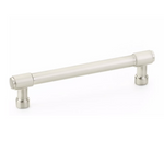 Industrial Modern Jasper Cabinet Pull 6", Polished Nickel, Sold Individually