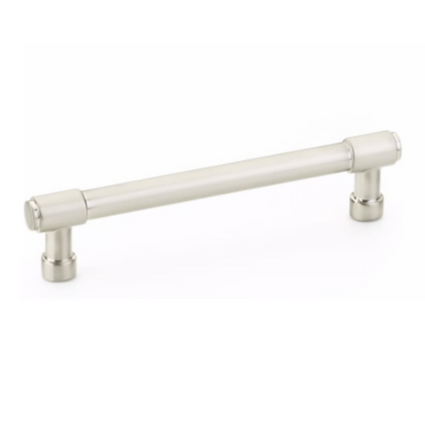 Industrial Modern Jasper Cabinet Pull 6", Polished Nickel, Sold Individually