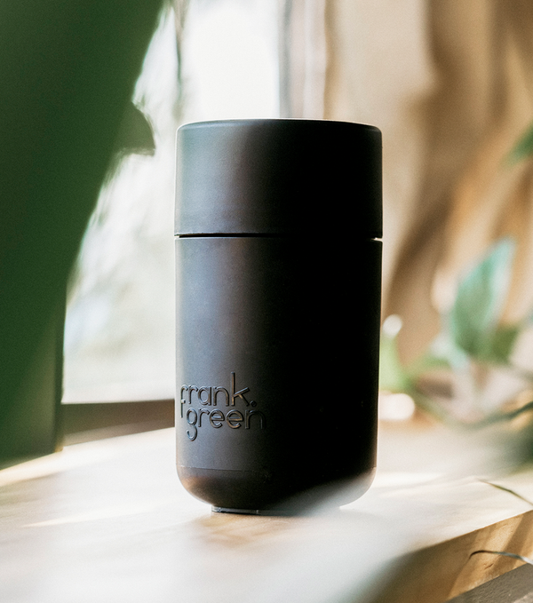 Ceramic Reusable Cup 12oz, Midnight