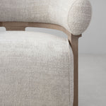 Lola Lounge Chair, Raw Oak/Arda Pearl