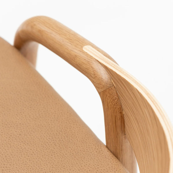 Inlay Counter Stool, Light Oak/Montana Canyon