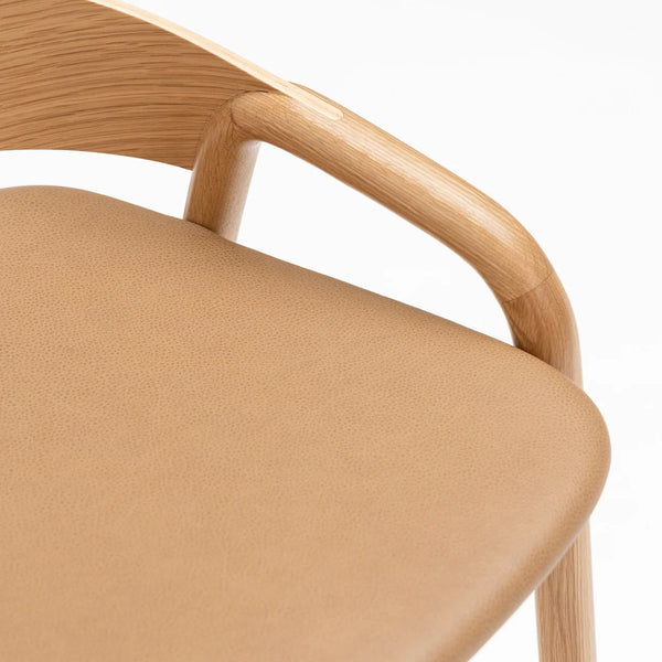Inlay Counter Stool, Light Oak/Montana Canyon
