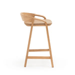 Inlay Counter Stool, Light Oak/Montana Canyon