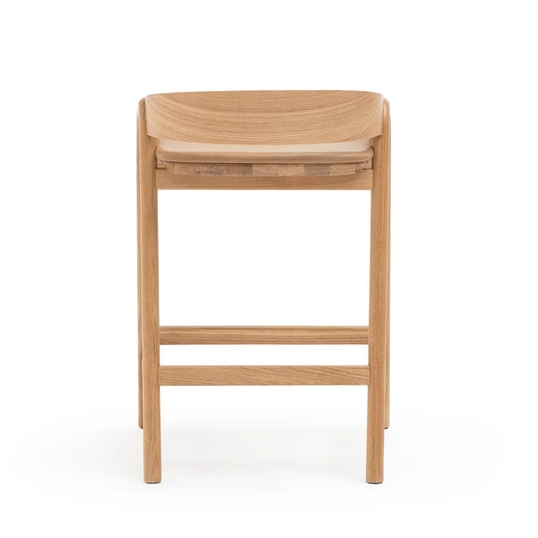Inlay Counter Stool, Light Oak/Montana Canyon