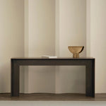 Jaunt Console Table, Bison Oak, 63"W x 16.1"D x 29.5"H