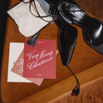 Very Merry Christmas Greeting Card - Scarlet