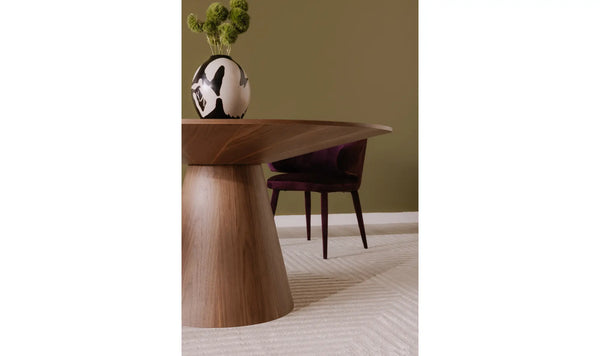 Otago Round Dining Table - Walnut, 54" Dia