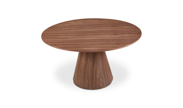 Otago Round Dining Table - Walnut, 54" Dia