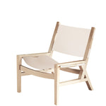 Kent Lounge Chair, Dove/Natural