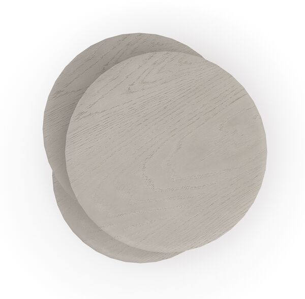 Rona Side Table, Fossil, 17.5"W x 19.5"D x 16.5"H