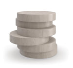 Rona Side Table, Fossil, 17.5"W x 19.5"D x 16.5"H