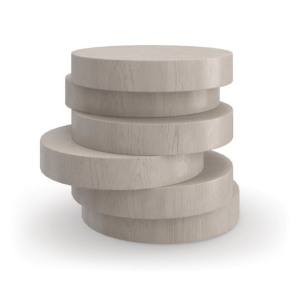 Rona Side Table, Fossil, 17.5"W x 19.5"D x 16.5"H