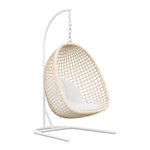 Kiawah Hanging Chair, Cloud Cushion w/ Stand