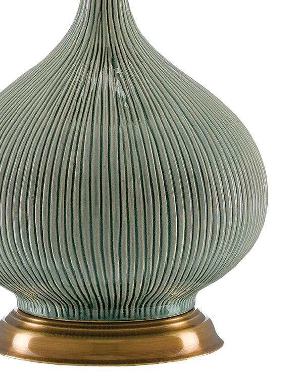 Cait Green Table Lamp, 29.75"H