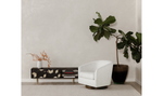 Oscy Swivel Chair, Splashed White