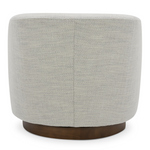 Oscy Swivel Chair, Splashed White