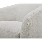 Oscy Swivel Chair, Splashed White