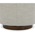 Oscy Swivel Chair, Splashed White