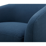 Oscy Swivel Chair, Dark Atlantic