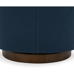 Oscy Swivel Chair, Dark Atlantic