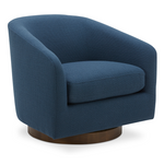 Oscy Swivel Chair, Dark Atlantic