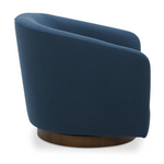 Oscy Swivel Chair, Dark Atlantic