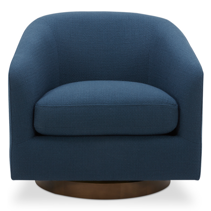 Oscy Swivel Chair, Dark Atlantic